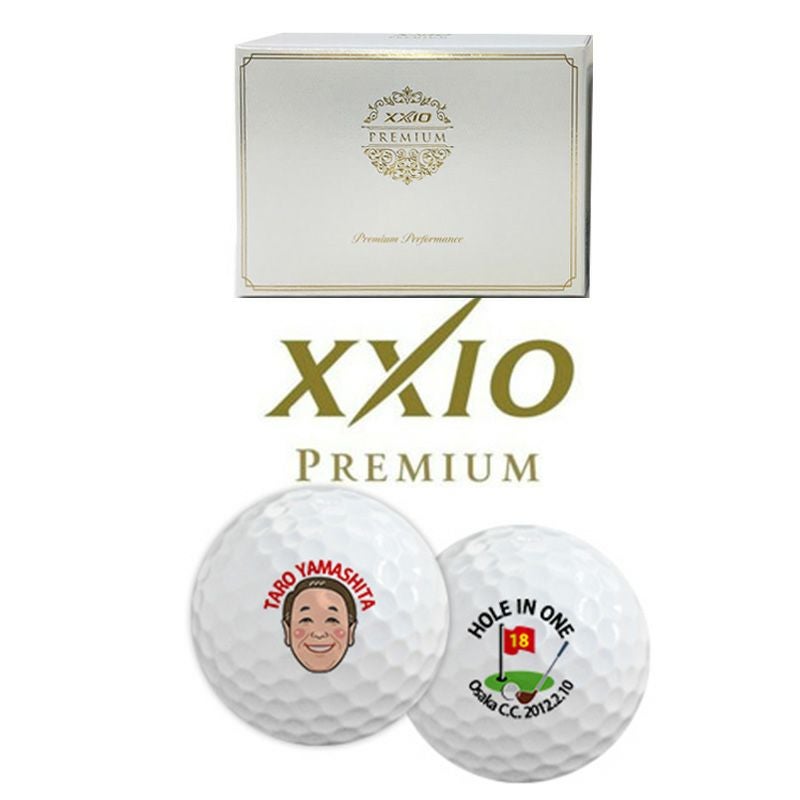 ゼクシオ　プレミアムゴルフボール　ネーム入　2箱 5ダース両面】オウンネーム ダンロップ ゼクシオ プレミアム DUNLOP